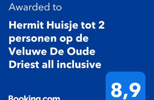 Krachtighuizen Ski Chalet | Ruim en gezellig chalet voor 2 personen op de Veluwe Recreatiepark De Oude Driest - All inclusive