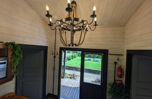 Moreton Cabin | Rural cosy cabin with log burner on the lowlands of the famous Malvern Hills.