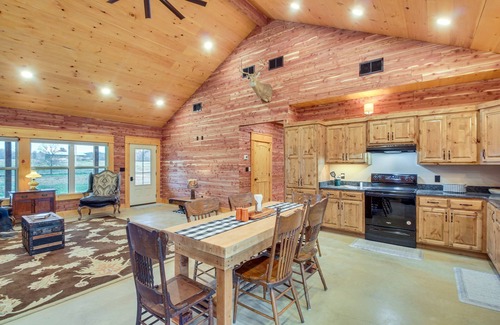 Drexel Cabin | Rural Drexel Cabin on 30 Acres: Unplug + Unwind!