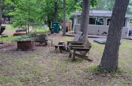Harrison Cabin | Rustic and Eclectic open floor Plan Cabin with Canal view In Cranberry lake 😋.