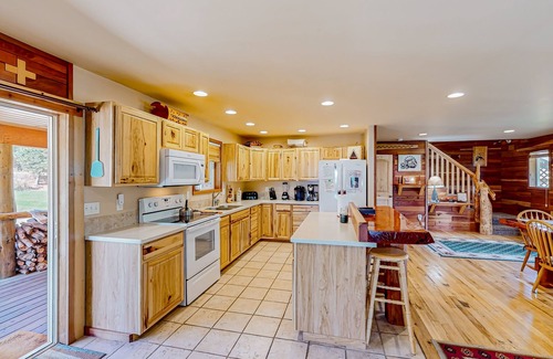 Garden Valley Cabin | Rustic and secluded cabin with two decks, hot tub, board games, W/D, & AC