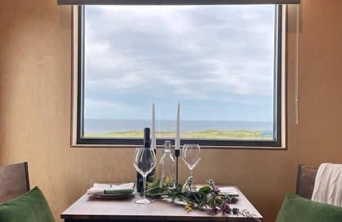 St. Andrews Cabin | Rustic cabin 1, sea views from rewilded farm