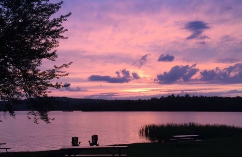 Beach Lake Cabin | Rustic Cabin #6 on Private Lake!