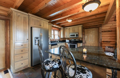 Celina Cabin | Rustic Cabin Near Bike Path — Seasonal Heated Pool, Movie Theater & Fireplace