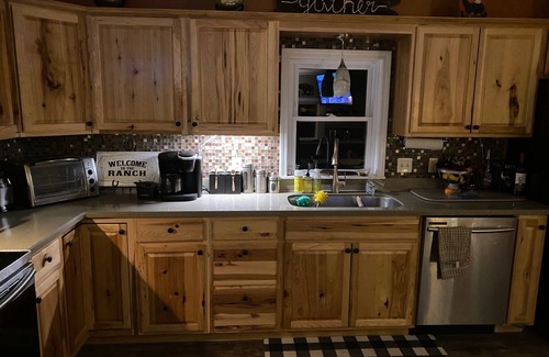 Potosi Cabin | Rustic cabin on 80 acres with access to hiking and ATV trails.