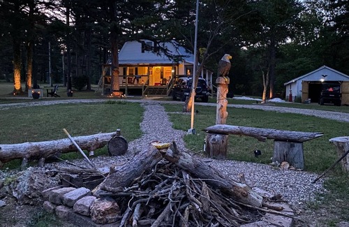 Potosi Cabin | Rustic cabin on 80 acres with access to hiking and ATV trails.