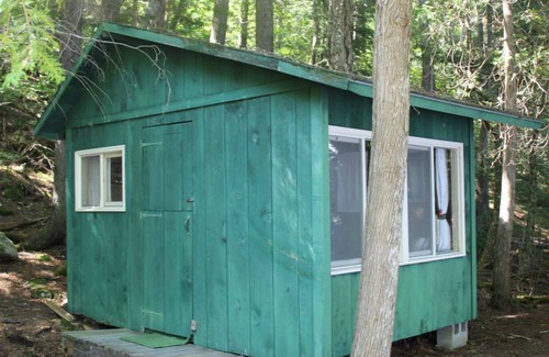 Greenville Cabin | Rustic camp on the shores of Upper Wilson Pond