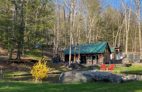 Damascus Cabin | Rustic chic cabin just minutes away from the Delaware