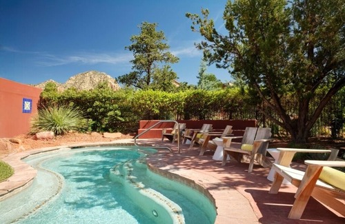 West Sedona Hotel | Rustic-Chic Room w/Balcony for Enjoying Mountain Views