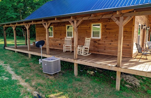 Hamden Cabin | Rustic Comfort at Puritan Ridge, 3 bed 2 bath cabin on 180 stunning acres!