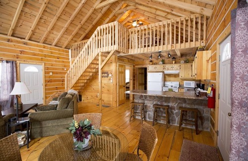Logan Cabin | Rustic Getaway Cabin equipped with Hot Tub, trails on property, private!