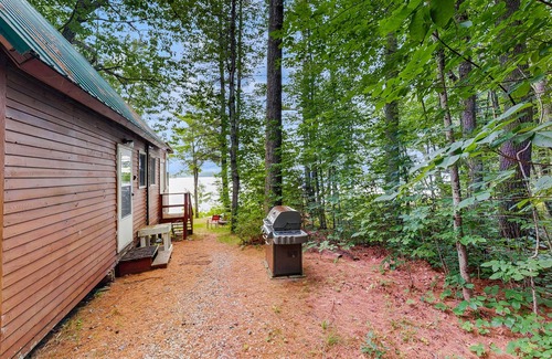 Wayne Cabin | Rustic lakefront cabin w/gas grill, firepit, kayaks, one canoe, A/C - 2 dogs OK
