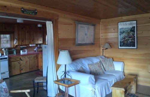 Rangeley Cabin | Rustic Lakeside Wilderness Summer Rental on Beaver Mountain Lake