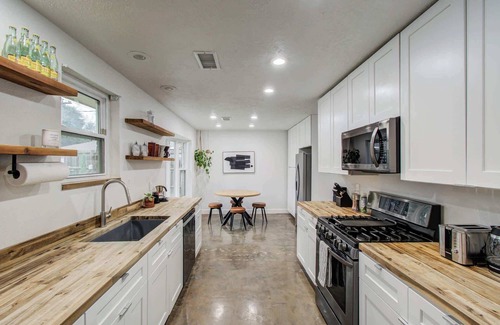 Westbury House | Rustic Modern Escape | 4-BD/2-BA with Pool & Patio