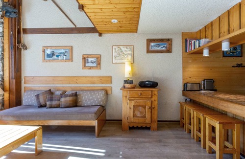 Val-d'Isere Apartment | Rustic Mountain-Style Duplex with Large South-Facing Terrace near Val-d'Isère Village
