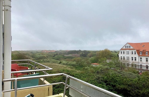 Wangerooge Apartment | Südbalkon mit Blick Über den Osten der Insel
