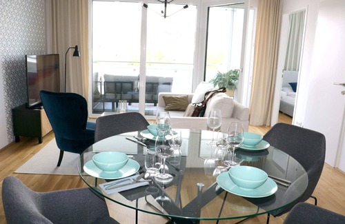 Gmunden Apartment | S.a.p.p.h.i.r.e |stylish 3 BR AP with balcony