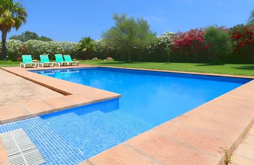 Campos Villa | Sa Vinya 405 fantastic rustic finca with private pool, terrace, garden and air conditioning