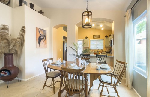Sarival Village House | Saddle In & Kick Back: Old West Charmer w/King Bed and Putting Green