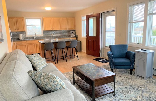 Little Compton Apartment | Sakonnet Point Harbor View Beach Access Handicap accessible