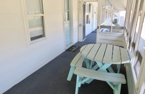 Kitty Hawk Condo | Saltaire Cottages 5: 2BR Steps to Private Beach Access Screen Porch Pool