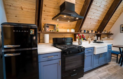 Lowell Point Cabin | Salted Roots Red Door A-Frame Cabin