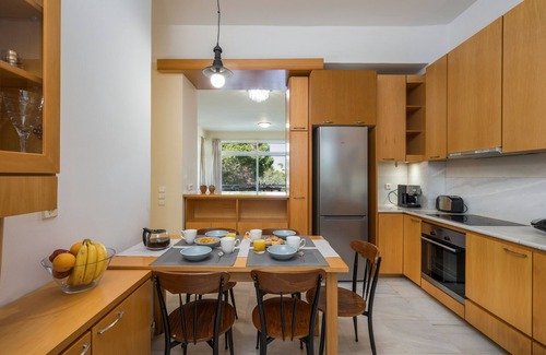 Agii Apostoli Apartment | Saltia Complex, Roof Garden,30 m. from sandy beach