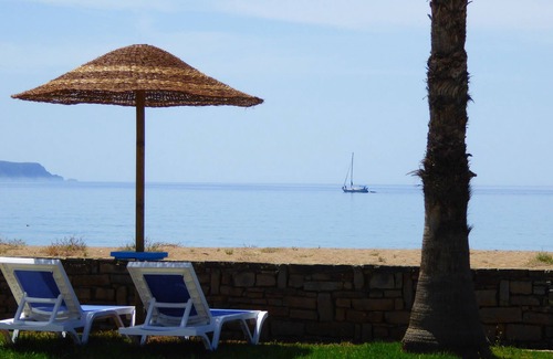 Foinikounta Condo | Sand, the ocean, small islands and the horizon . . .