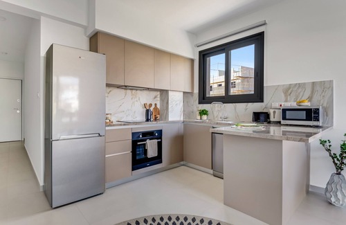 Agia Fyla Apartment | Sanders Triple - Nice 1-Bdr Apt with Balcony