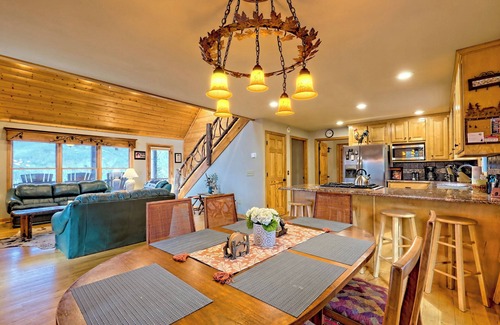 Hiawassee Cabin | Santa Marta Summit - By Chatuge Home Concierge Mountainview, firepit, ping-pong table, card table & gas grill.