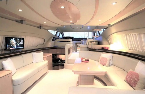 Oia Boat Rental | Santorini yacht - Yacht in Santorini - Ferretti 55 by Fantasia Villas