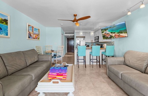 Cabes Point Apartment | Sapphire Dreams: Premier Beachfront Elegance in Building A of The Sapphire Beach Resort
