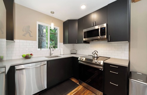 Manzanita House | Sasquatch House MCA#50631 with Hot tub, dogs ok, ping pong, darts, firepit.