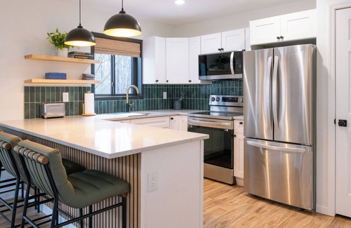 Gouldsboro House | Scandinavian Bliss In The Woods | Lake Access, Hot Tub, Game Room, EV Charger