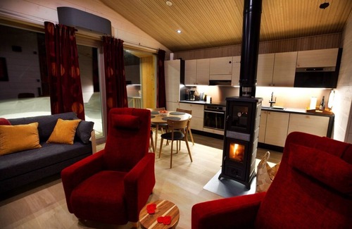 Kilpisjarvi Cottage | Scenic Arctic Retreat with Saana fell views & riverfront in Kilpisjärvi