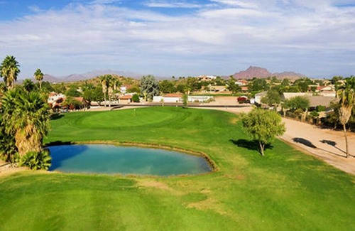 Rancho del Lago House | Scenic Golf Course Home Minutes from Wild Horses and Mountain Trails