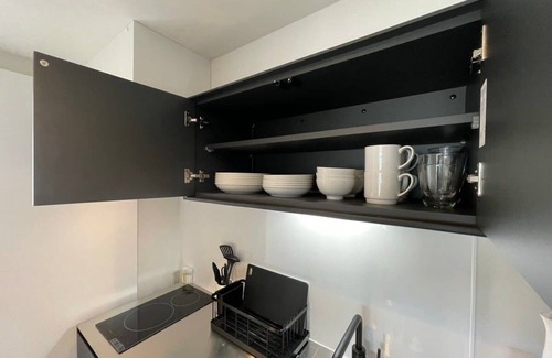 Hiroshima City Centre Apartment | Scenic Penthouse Studio | Jacuzzi & Terrace