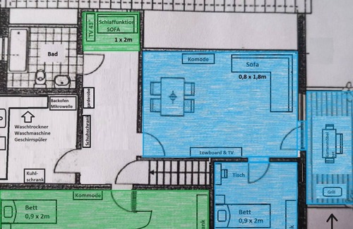 Region Hannover District Apartment | Schöne 4 Zimmer Wohnung am Deister