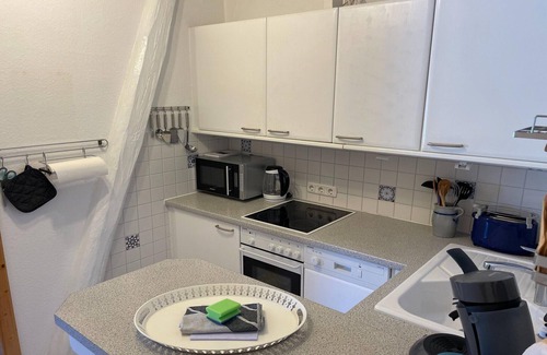 Hof Redentin Apartment | Schöne Wohnung in einem reetgedeckten Bauernhaus