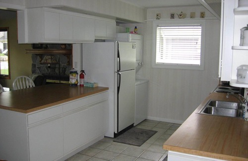 Lakeview House | Schmucker Rentals, Tecumseh Island. Great fishing off the point.