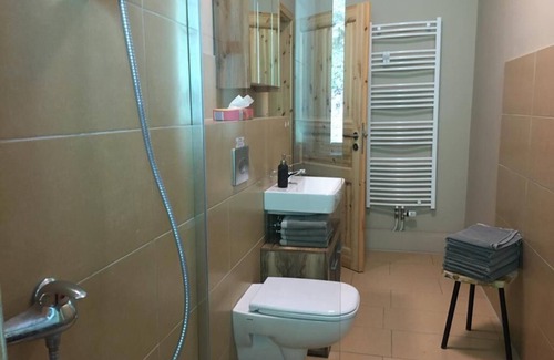 Loschwitz Apartment | Schweizerhaus - Apartment 7 modern studio with kitchen and large balcony