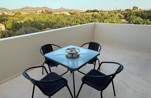 Aegina Town Villa | Sea front retreat! 360 views, top floor, luxurious spaces, unique BBQ area.