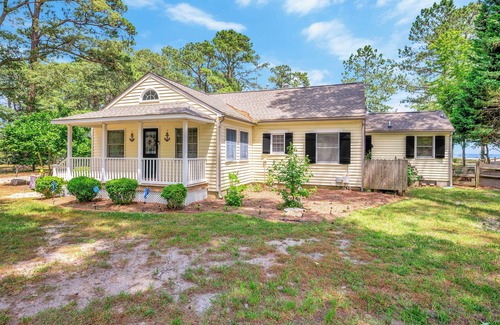 Hague House | Sea Glass Beach House! Large sand beach, dock and hot tub! Pets welcome!