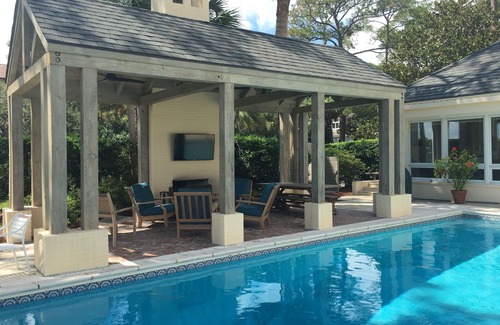 Sea Island House | Sea Island Beach Front with pool. Ocean views from almost All Rooms