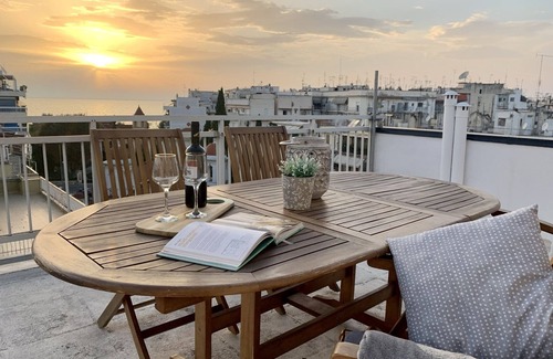 Thessaloniki Apartment | Sea View Amazing Penthouse