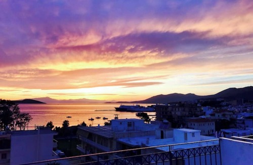 Marmari Apartment | Sea View flat - Marmari village 1hour from Rafina