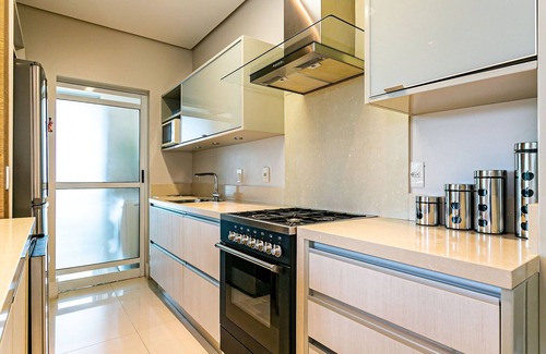 Santinho Apartment | Sea View | Large Balcony with BBQ Grill #CSA01D