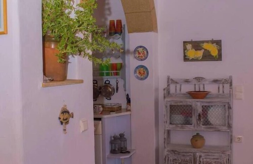 Grikos Apartment | Sea View Patmos 2 Bd Flat with Balcony