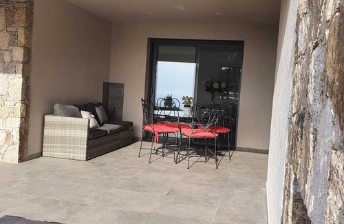 Corbara Apartment | Sea view villa with garden, 5 minutes from the beach