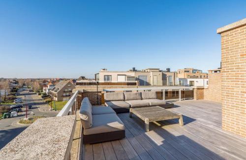 Sint-Idesbald Apartment | Seabald Ongelofelijke Penthouse met dakterras